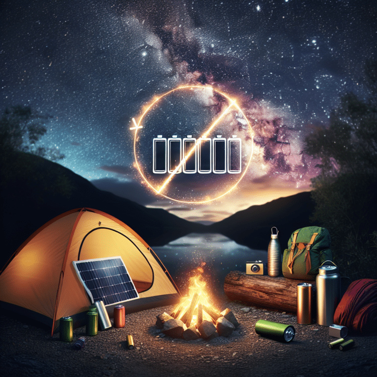 How to Reduce Battery Waste When Camping