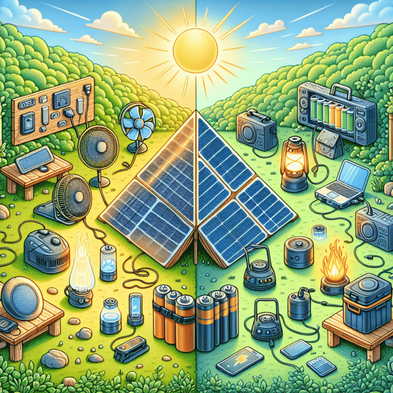  Solar vs Battery-Powered Outdoor Gadgets