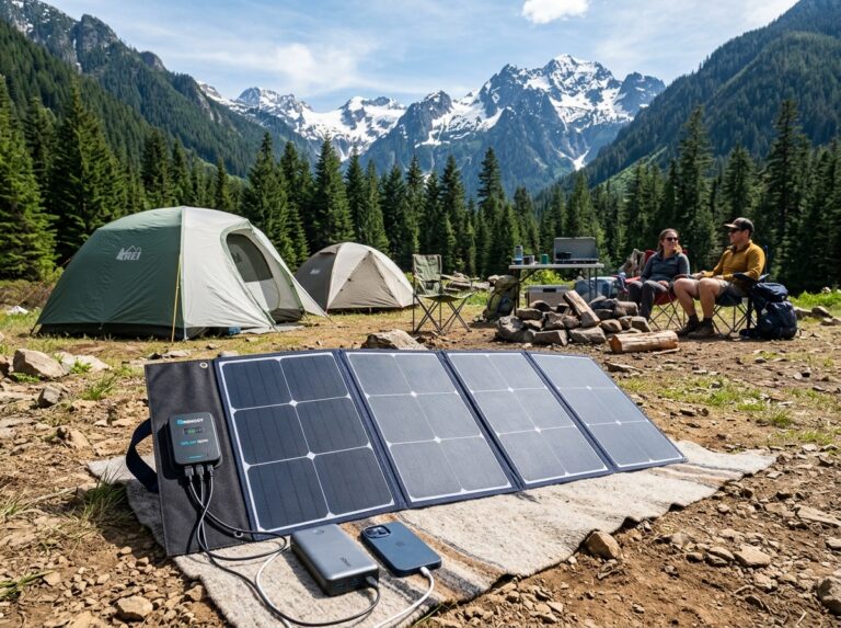 foldable solar camping blanket