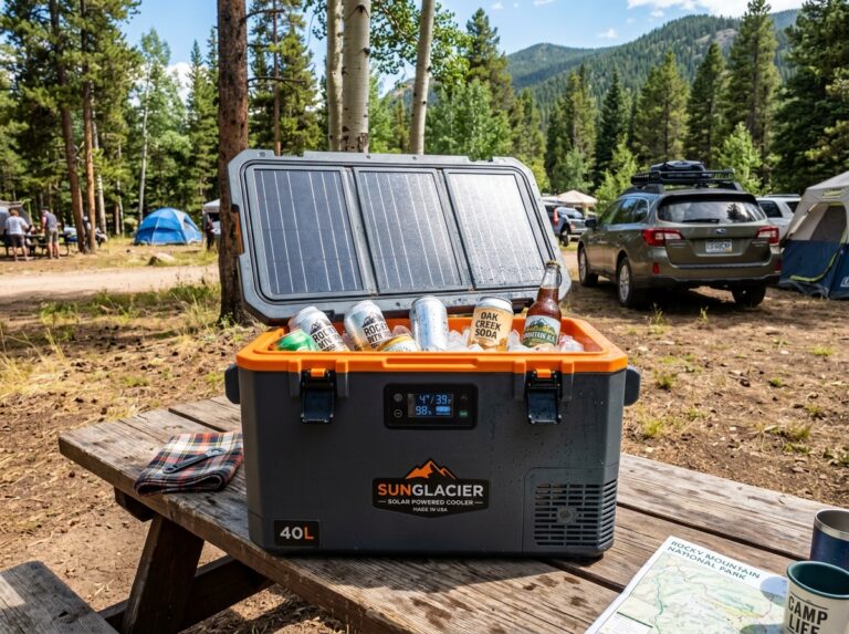 solar powered ice chest
