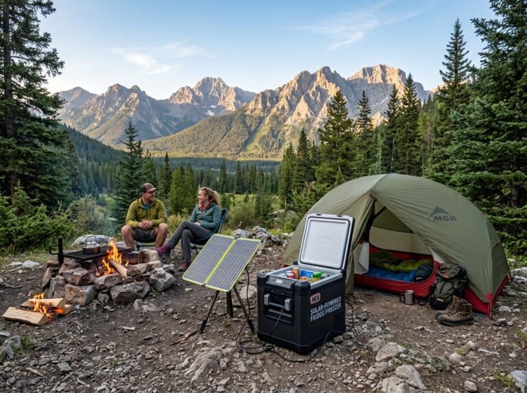 solar powered camping fridge