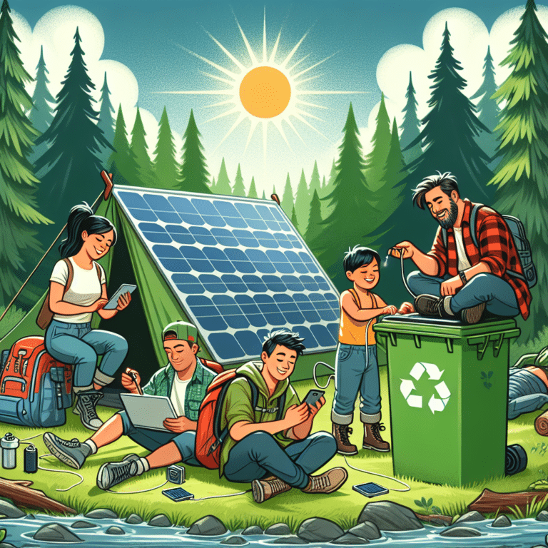 How to Reduce Battery Waste when Camping